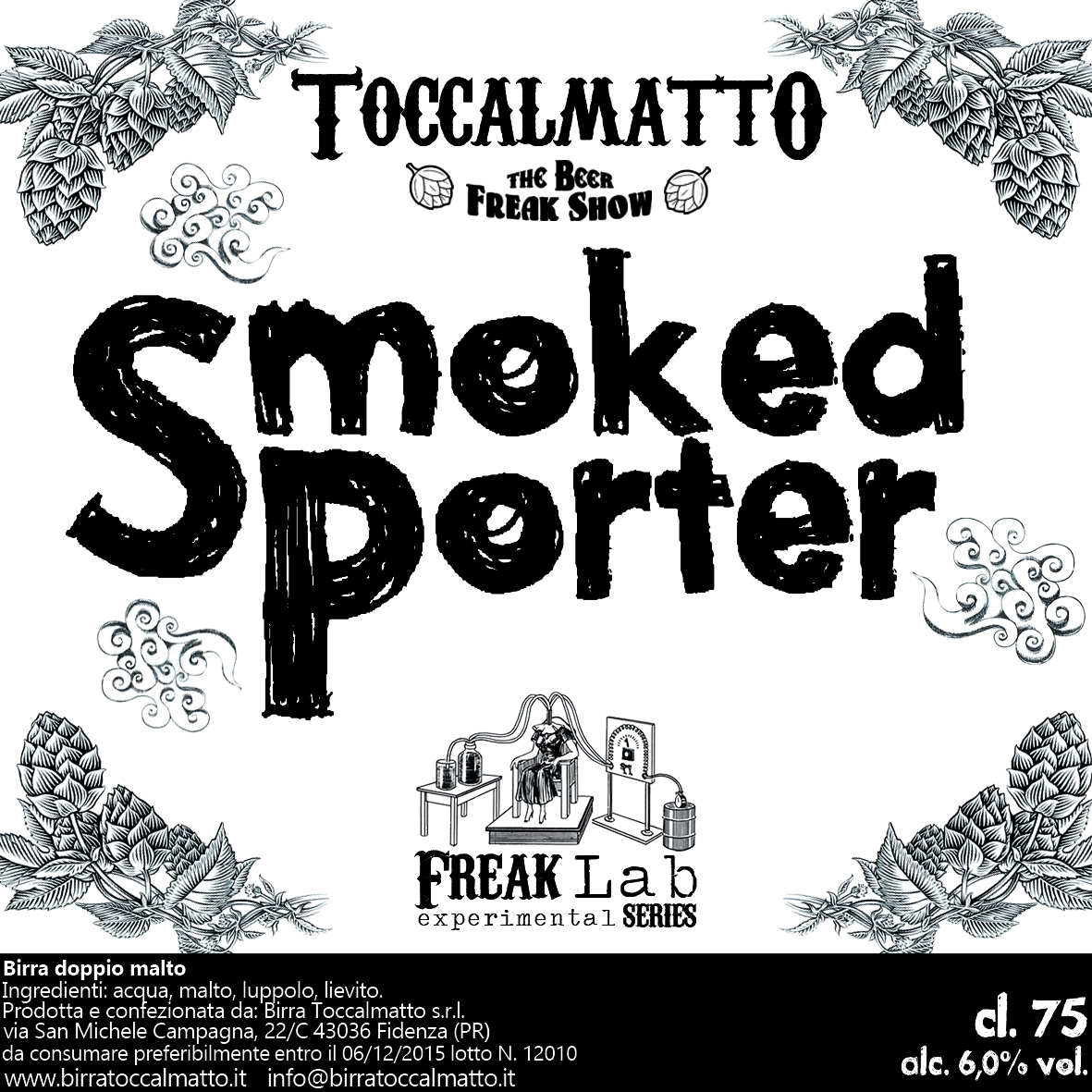 Toccalmatto FreakLab Series: Smoked Porter